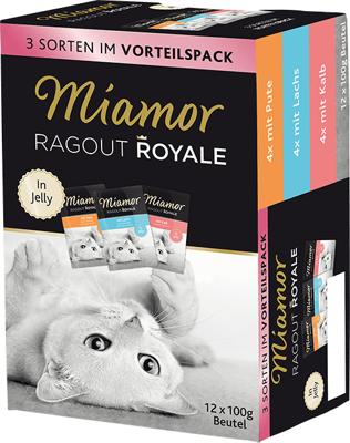 MIAMOR Ragout Royale Adult Mix in jelly - nat kattenvoer - 12x100g