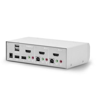Lindy 39307 KVM-switch Zilver Lindy 39307 KVM-switch Zilver