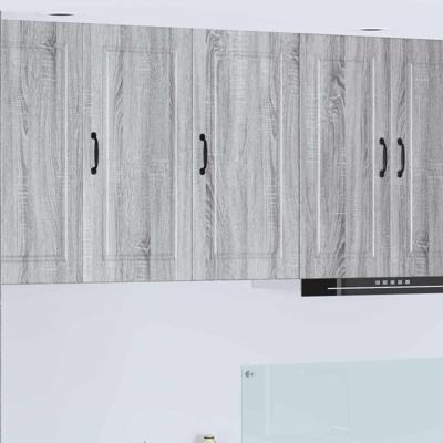 Keukenkast met plank Grijs Sonoma 40 x 31 x 80 cm Bewerkt hout