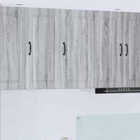 Keukenkast met plank Grijs Sonoma 40 x 31 x 80 cm Bewerkt hout - thumbnail