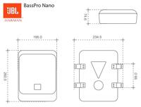 JBL BASSPRO NANO Auto-subwoofer actief 200 W - thumbnail