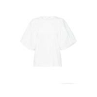 SELECTED FEMME top van biologisch katoen wit - thumbnail