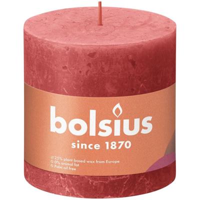 Bolsius rustiek stompkaars 100/100 pink Bolsius rustiek stompkaars 100/100 pink