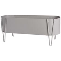 ProGarden Plantenbak 58x20x32 cm mat lichtgrijs - thumbnail