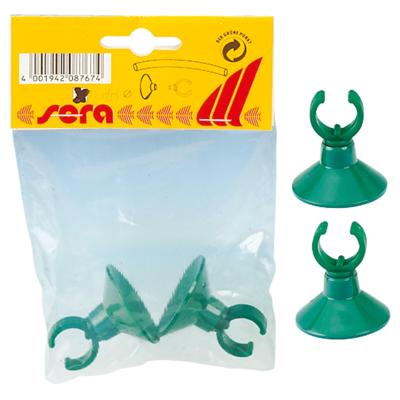 Sera Zuighouder Set voor Aquarium - 16 mm Diameter, 2 Stuks, Eenvoudige Bevestiging, Duurzaam Rubber