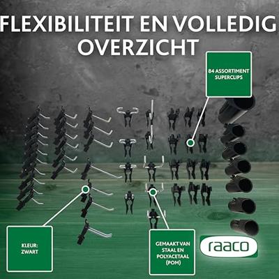 raaco 110549 Gereedschapshaak Clip mix 84 1 stuk(s)