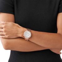 Michael Kors MK5491 Horloge Parker chrono staal rosekleurig 39 mm - thumbnail