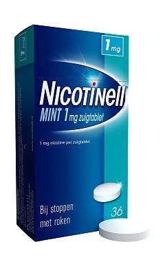Nicotinell Zuigtablet Mint 1 mg - voor stoppen met roken Nicotinell Zuigtablet Mint 1 mg - voor stoppen met roken