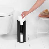 Brabantia ReNew Toiletaccessoireset - 3-delig - mat zwart 280603 - thumbnail