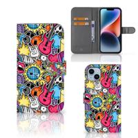 iPhone 15 Plus | Wallet Case | met Pasjes | Punk Rock - thumbnail