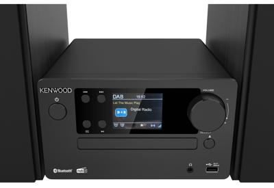 Kenwood M-725DAB-B Stereoset DAB+, Bluetooth, CD, USB 2 x 25 W Zwart Kenwood M-725DAB-B Stereoset DAB+, Bluetooth, CD, USB 2 x 25 W Zwart