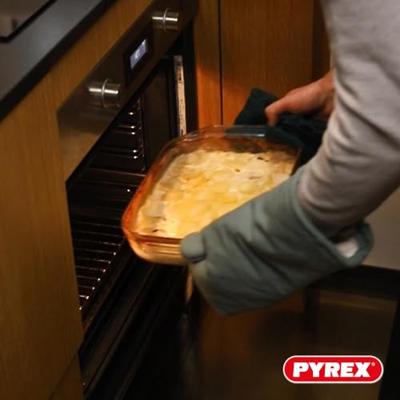 Set met ovenschalen Pyrex Transparant 3 Onderdelen