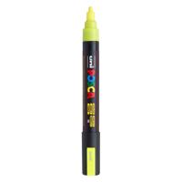 Uni Posca verfmarker pc5m neon geel - conische punt 2,5 mm - thumbnail