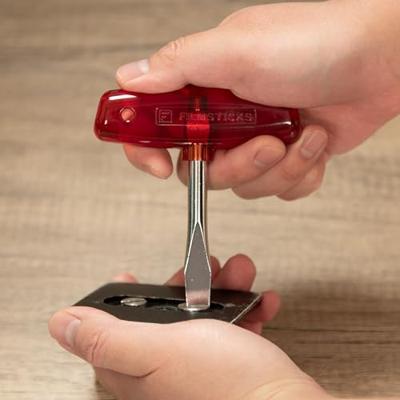 Filmsticks T-Handle Screwdriver - Standard Length in Red
