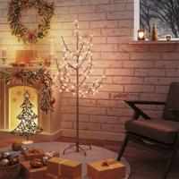 VidaXL Boom kersenbloesem 84 led's warmwit 120 cm - thumbnail