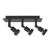 Artdelight Zwarte opbouwspotTech 3-lichts - PL TECH3 ZW - thumbnail