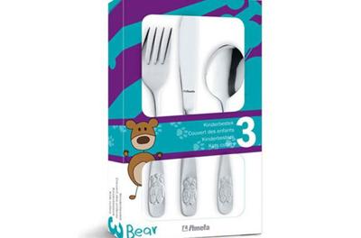 Amefa kinderbestekset Beer 3-dlg Amefa kinderbestekset Beer 3-dlg