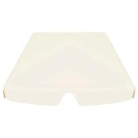 Vervangingsluifel voor schommelbank 150/130x105/70cm crmekleur - thumbnail