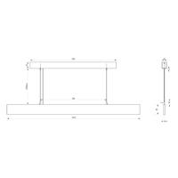 Deko Light Apollon 342148 Hanglamp LED LED vast ingebouwd Energielabel: G (A - G) 28 W Zwart (mat) - thumbnail