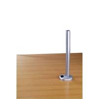 LINDY Desk Clamp Pole Monitor-tafelbeugel Aantal monteerbare displays: 1 Display(s) Zilver Vast - thumbnail