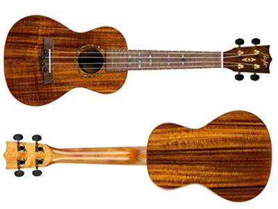 Flight Supernatural Series DUC445 Glossy Acacia concert ukelele met gigbag