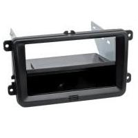 2-DIN Paneel met pocket Seat - Skoda - Volkswagen Kleur: Zwart 2-DIN Paneel met pocket Seat - Skoda - Volkswagen Kleur: Zwart