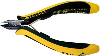 Bernstein Tools for Electronics EUROline-Conductive 3-652-15 ESD Zijkniptang Met facet 120 mm
