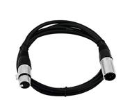 OMNITRONIC XLR Cable 5-pin 0.5m bk - thumbnail