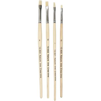 Creativ Company Nature line kwasten 00/1/2/4, 4st.