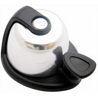 Simson fietsbel allure chroom-zwart op kaart - thumbnail