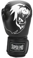 Super Pro Combat Gear Talent (Kick)bokshandschoenen - Zwart/wit - 4 Oz - thumbnail