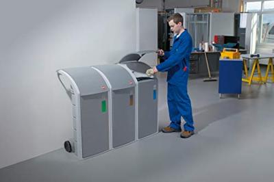 Hailo 0912-060 ProfiLine WSB Design XXXL Afvalscheider 120L Grijs Hailo 0912-060 ProfiLine WSB Design XXXL Afvalscheider 120L Grijs