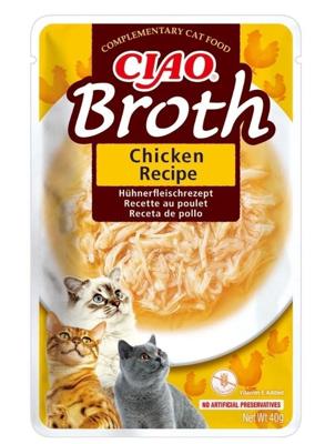 INABA Ciao Broth Chicken - Kattensnoepje - 40g