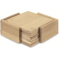 Onderzetter bamboe 7 delig - thumbnail