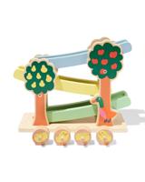 HEMA Rollerbaan met kuikentjes hout - thumbnail