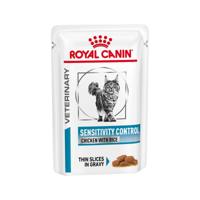 Royal Canin Veterinary Sensitivity Control | 12 x 85 g | Compleet dieet voor volwassen katten | ter vermindering van de intolerantie van voedingsstoffen | stukjes in saus - thumbnail