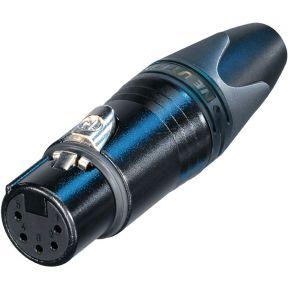 Neutrik NC5FXX-B Female XLR kabeldeel 5p zwart