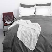 Town & Country Dekbedovertrek Arlington Grijs-1-persoons (140 x 200/220 cm) - thumbnail