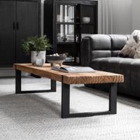 DTP Home Salontafel 'Beam' Teakhout, 150 x 50cm, kleur Naturel - thumbnail