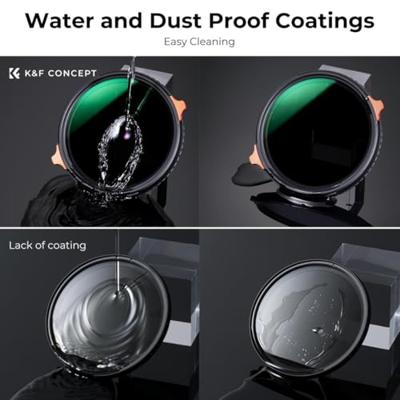 K&F Concept ND4-64 + CPL 2-in-1 Filter Nano X - 77 mm