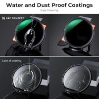 K&F Concept ND4-64 + CPL 2-in-1 Filter Nano X - 82 mm - thumbnail