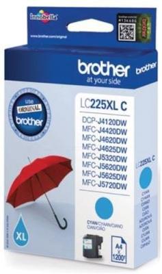 Brother Inktcartridge LC-225XLC Origineel Cyaan LC-225 XL C Brother Inktcartridge LC-225XLC Origineel Cyaan LC-225 XL C