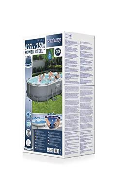 Bestway Zwembad Power Steel bovengronds ovaal 427x250x100 cm