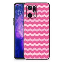 OPPO Find X5 Pro Back Case Waves Pink - thumbnail