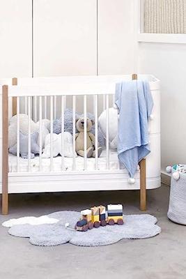 Wasbaar katoenen tapijt Kleine wolk volume - LORENA CANALS hemelsblauw Wasbaar katoenen tapijt Kleine wolk volume - LORENA CANALS hemelsblauw