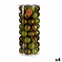 Set kerstballen Krist+ Groen Plastic (4 Stuks) - thumbnail