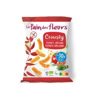 Chips gepoft tomaat basilicum glutenvrij bio vegan 75 Gram - thumbnail