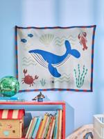 Gebreide deken voor baby BLUE OCEAN RICE hemelsblauw - thumbnail