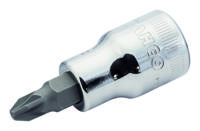 Bahco Schroevendraaierdopsleutel 1/2" | vierkantaansluiting | Pozidriv PZ3 - 7809PZ-3 - thumbnail