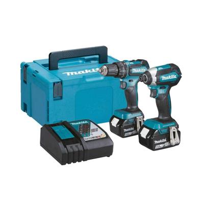 Makita DLX2283TJ Accu Combiset 2-delig (DHP485 + DTD153) 18V 5.0Ah in Mbox